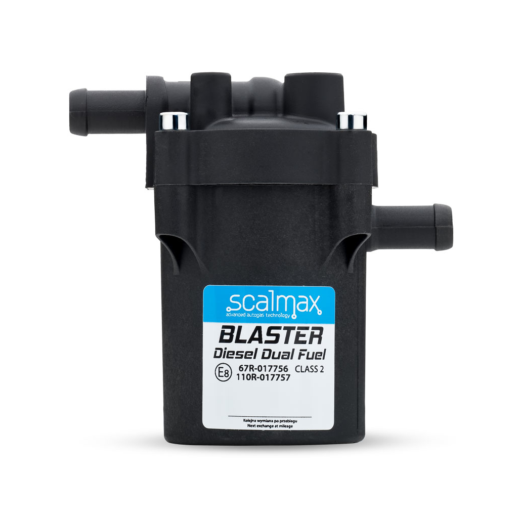 SCALMAX Blaster Filtr gazu fazy lotnej 12 mm / 12 mm z wkładem poliestrowym LPG / CNG