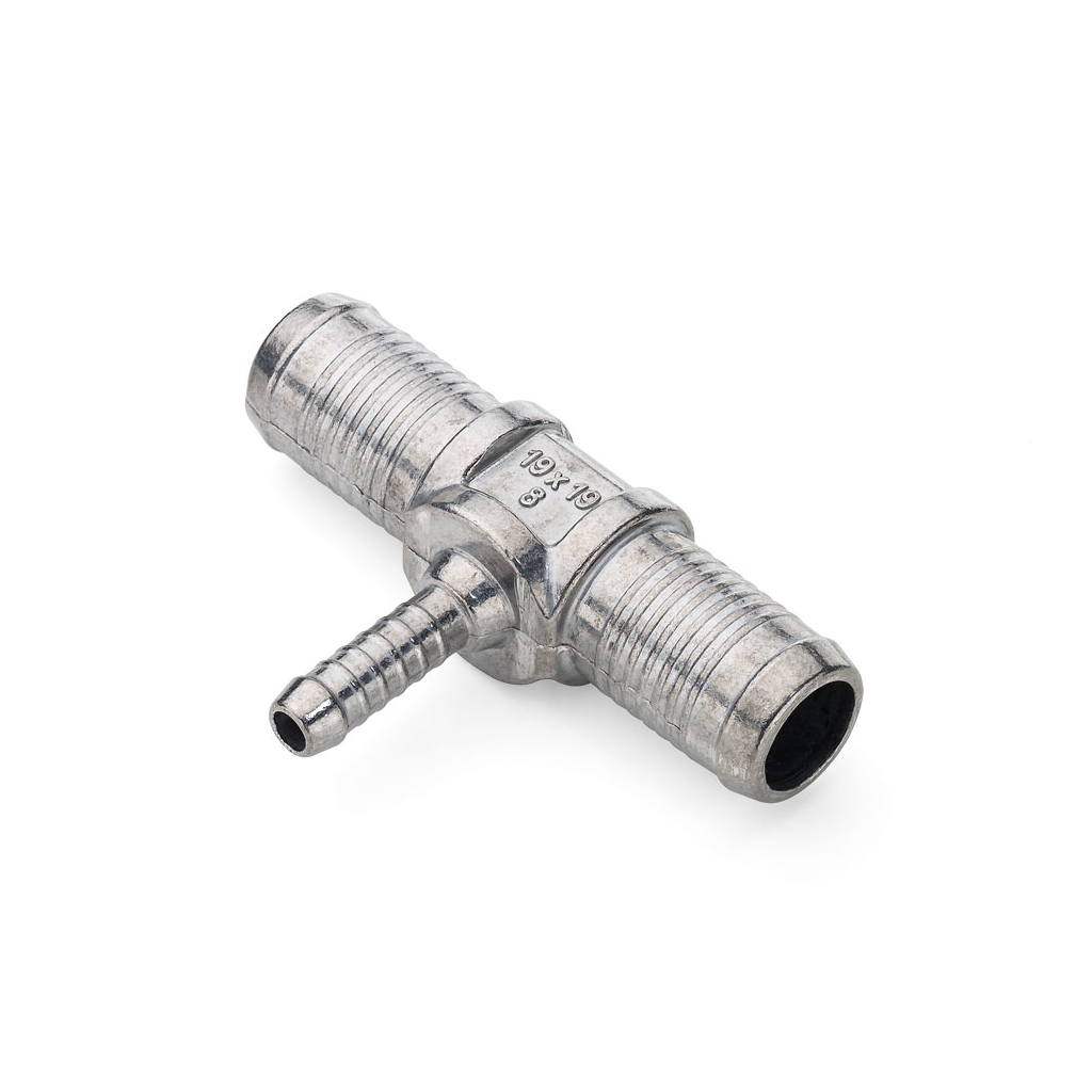 Trójnik układu chłodzenia typ T 19 / 8 / 19 aluminium